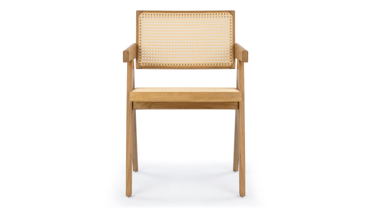 Jeanneret Outdoor - Jeanneret Outdoor Armchair, Natural Teak