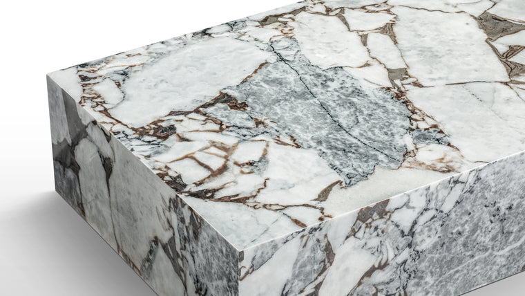 Luxe Marble | Thanks to the timeless appeal and refined aesthetic of natural marble, the Plinth is at home in both contemporary and heritage spaces. Allow this striking piece to become the focal point of your space, and the most stylish place to rest your glass and favorite coffee table books.
