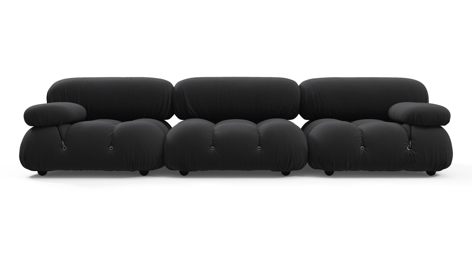 STYLISH OUTDOOR SECTIONAL | The Bellini’s sectional design allows you to craft a seating arrangement that perfectly complements your outdoor space. The soft, inviting curves of its cushions provide both style and ultimate comfort for al fresco lounging
