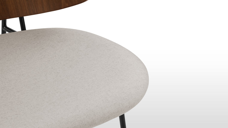 Comfort Redefined | Designed for both aesthetic and ergonomic comfort, this chair provides stable support with a lightweight frame, making it ideal for dining rooms, workspaces, or stylish lounges.
