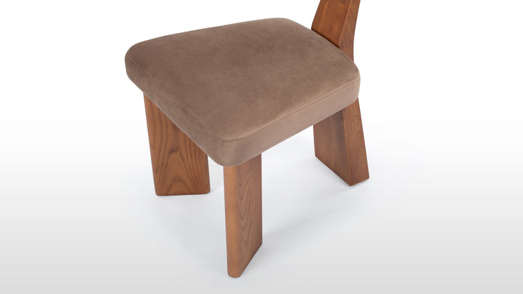 Functional Beauty | Designed for both aesthetics and comfort, the slightly angled backrest and plush padding provide ergonomic support, suitable for long meals and conversation in stylish yet practical dining spaces.
