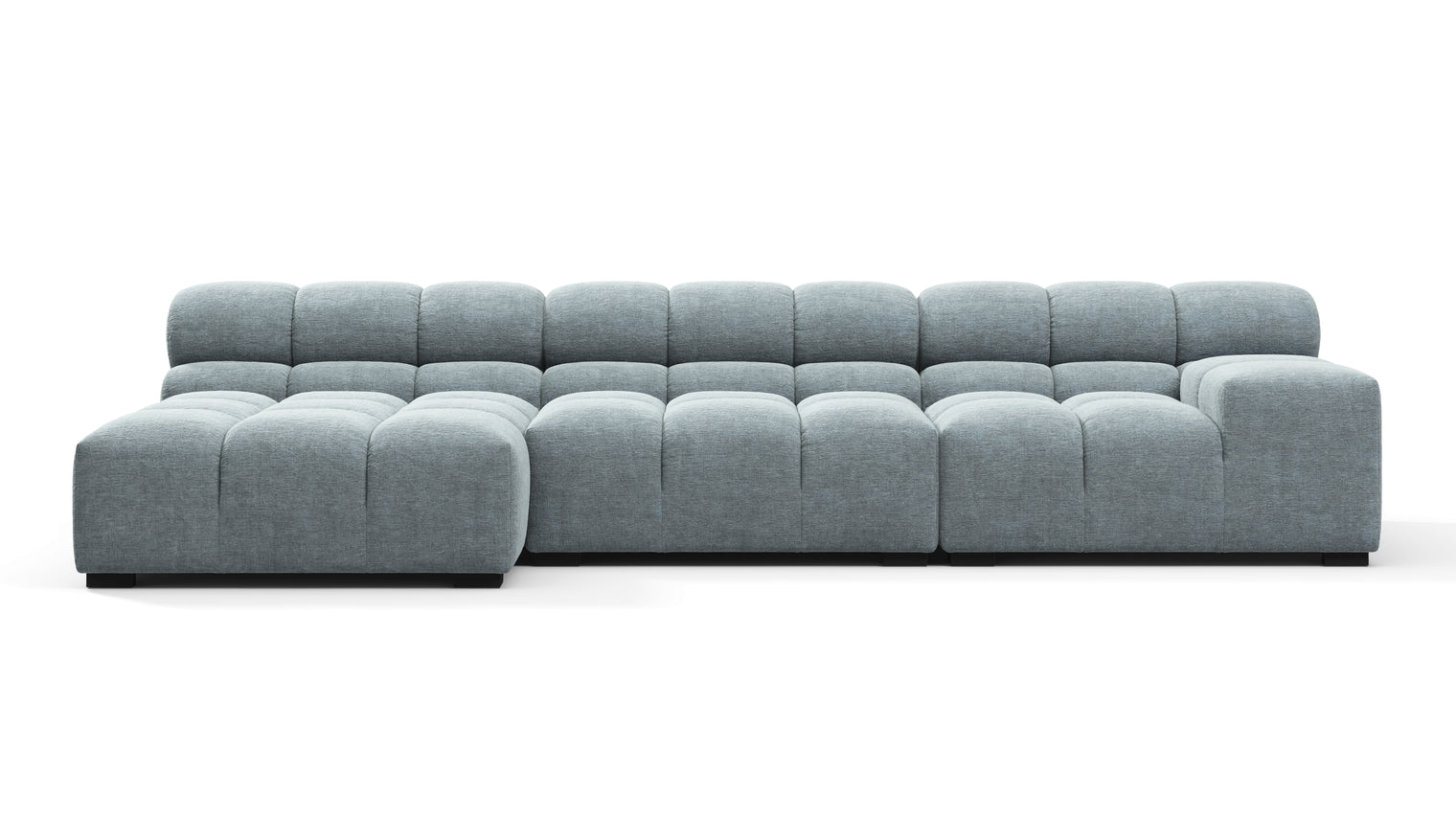 MODULAR MASTERPIECE | A modern take on 70s design, this cloud-like sectional is all about leisurely lounging. Its relaxed, playful aesthetic is adored around the world.
