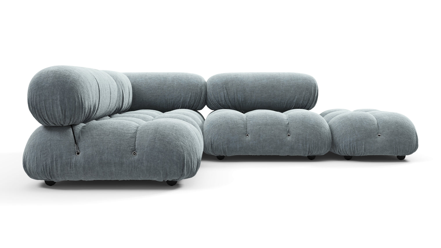 STYLISH SECTIONAL | With the Bellini’s sectional design, you can create a sofa that suits your space. The soft curves of each carefully crafted cushion create a luxurious and comfortable seat for the ultimate in stylish comfort.
