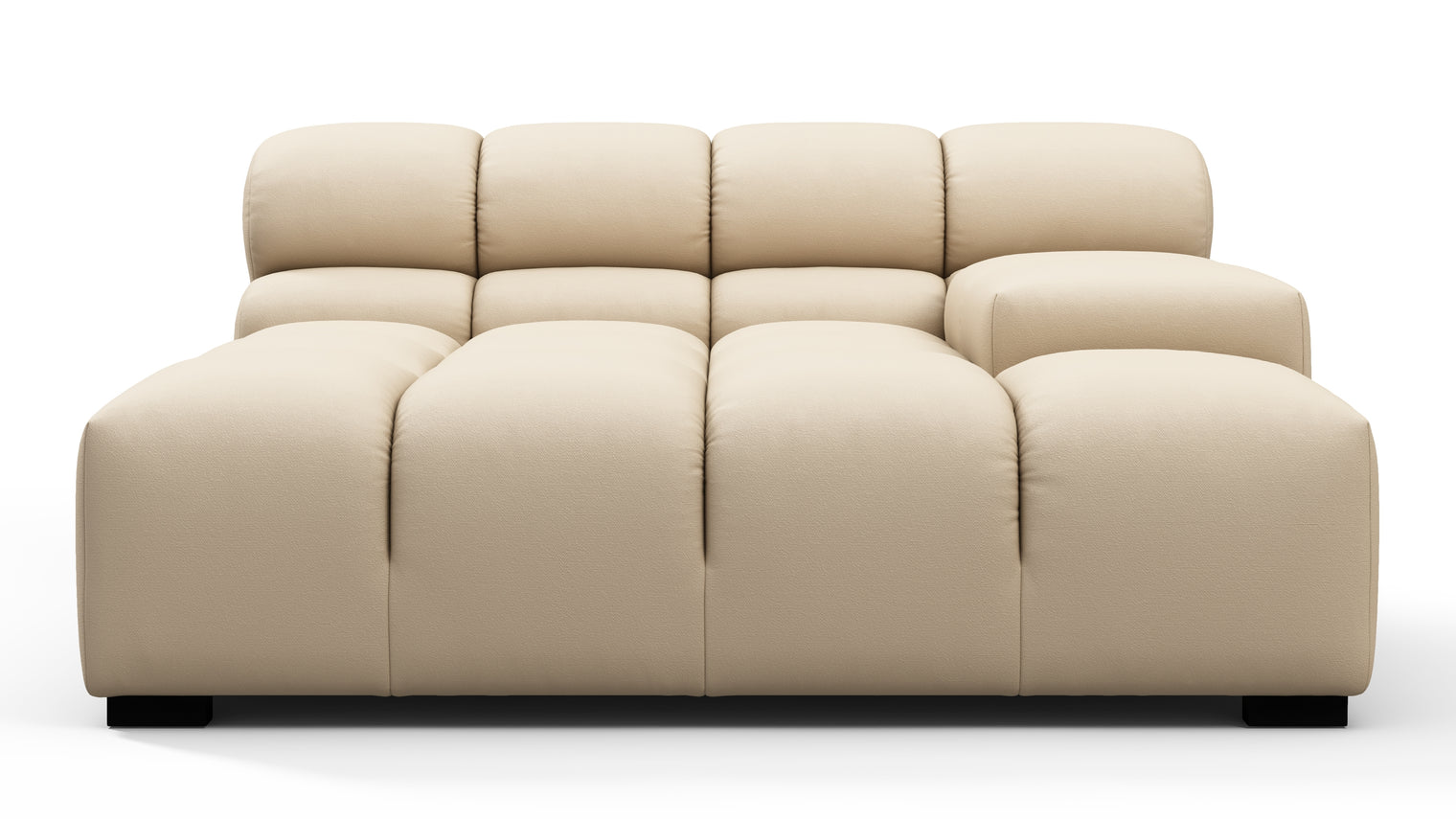 MODULAR MASTERPIECE | A modern take on 70s design, this cloud-like outdoor sectional is all about leisurely lounging under the sun or stars. Its relaxed, playful aesthetic enhances any outdoor environment.
