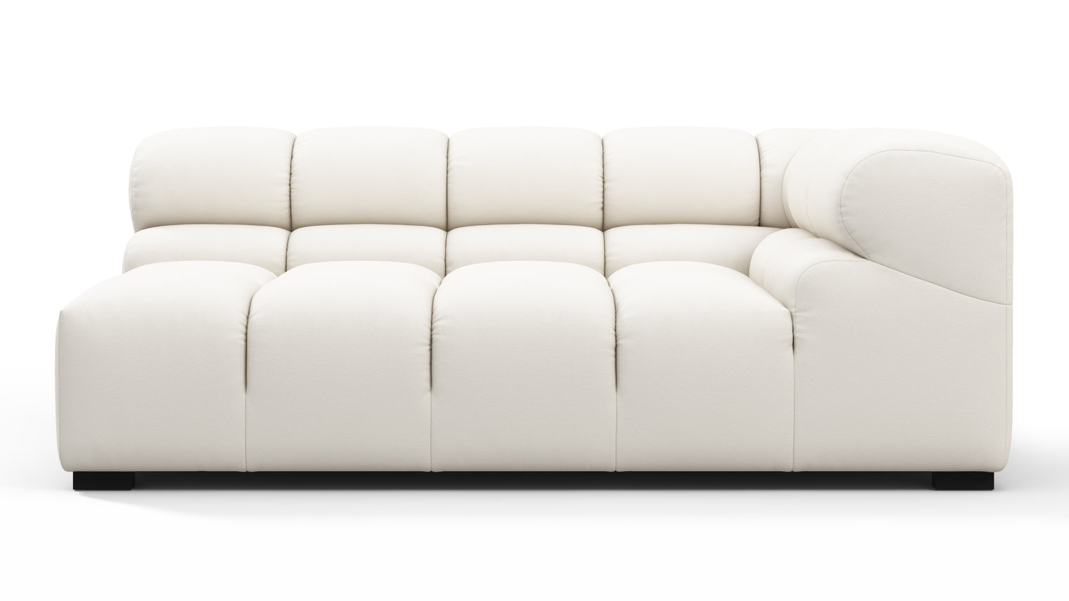 MODULAR MASTERPIECE | A modern take on 70s design, this cloud-like outdoor sectional is all about leisurely lounging under the sun or stars. Its relaxed, playful aesthetic enhances any outdoor environment.
