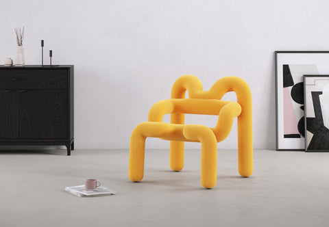 Extrem - Extrem Lounge Chair, Yellow