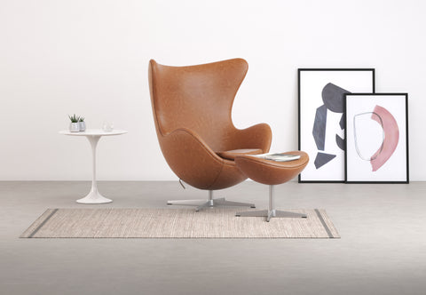 Arne - Arne Chair, Chestnut Vegan Leather