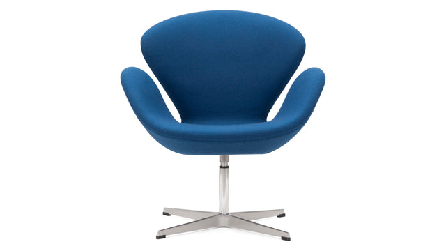 Swann - Swann Chair, Indigo Blue Wool