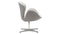 Swann - Swann Chair, Light Gray Wool