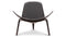 CH07 - CH07 Lounge Chair, Black and Black Premium Leather