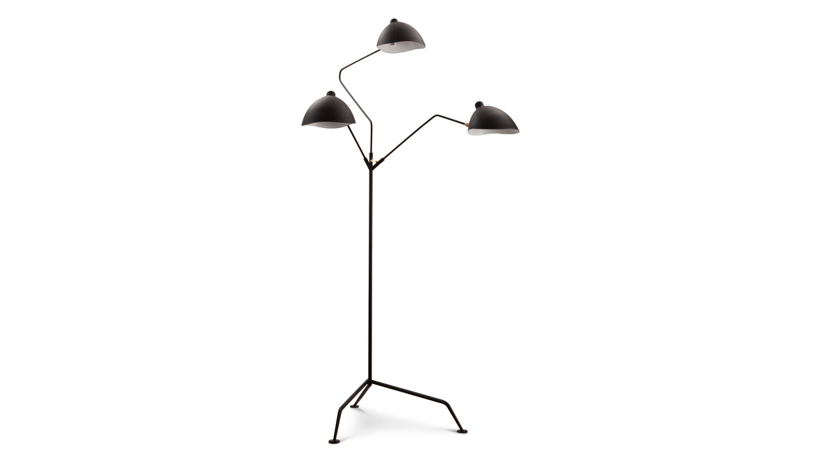 Mouille - Mouille Tripod Floor Lamp, Black