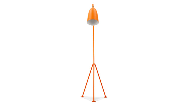 Cicada - Cicada Floor Lamp, Orange