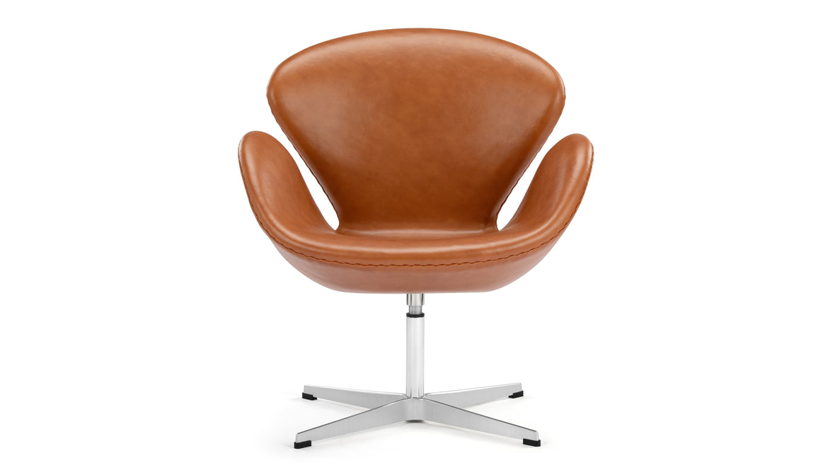 Swann - The Swann Chair, Tan Premium Leather