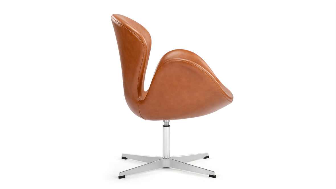 Swann - The Swann Chair, Tan Premium Leather