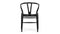 Wish - Wish Chair, Black with Black Seat