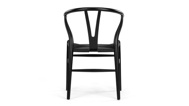 Wish - Wish Chair, Black with Black Seat