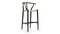 Wish - Wish Bar Stool, Black, 29.5