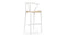 Wish - Wish Bar Stool, White, 29.5