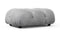 Bellini Ottoman - Mario Bellini Ottoman, Light Gray Velvet