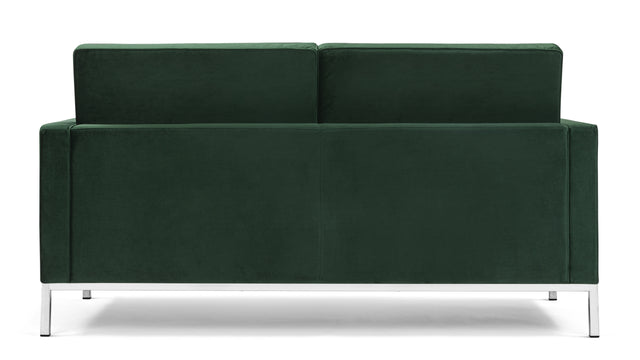 Florence - Florence Two Seater Sofa, Emerald Green Velvet