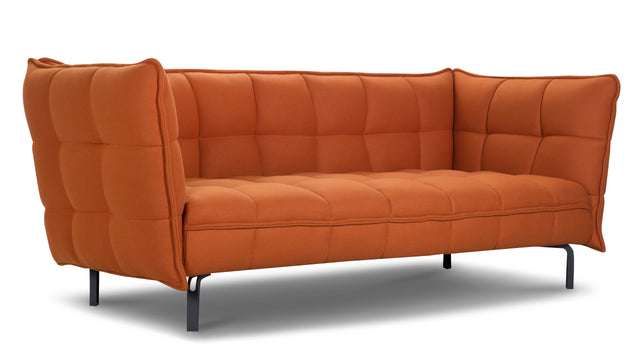 Husk - Husk Sofa, Burnt Orange Wool