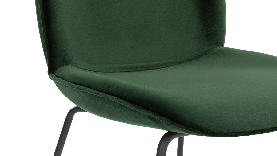 Fossil - Fossil Side Chair, Teal Velvet