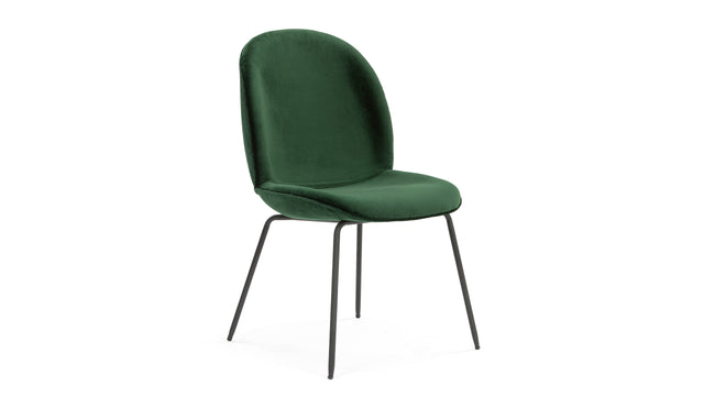 Fossil - Fossil Side Chair, Teal Velvet