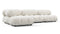 Belia - Belia Sectional, Left Chaise, White Boucle