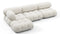 Belia - Belia Sectional, Left Chaise, White Boucle