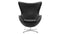 Arne - Arne Chair, Midnight Black Premium Leather