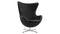 Arne - Arne Chair, Midnight Black Premium Leather