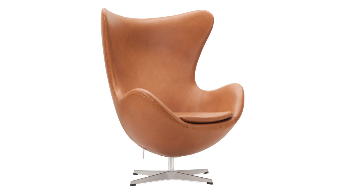 Arne - Arne Chair, Tan Premium Leather