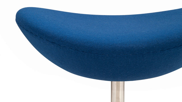 Arne - Arne Ottoman, Indigo Blue Wool