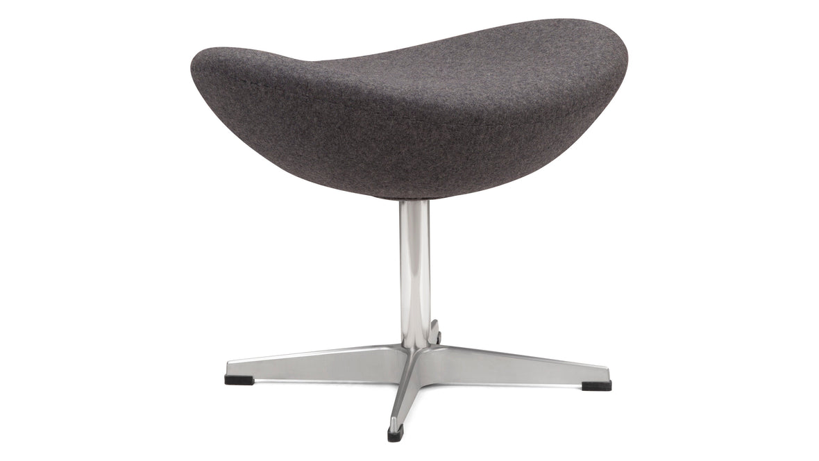 Arne - Arne Ottoman, Dark Gray Wool