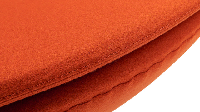 Arne - Arne Chair, Burnt Orange Wool