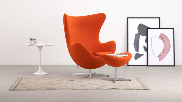 Arne - Arne Chair, Burnt Orange Wool