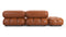 Belia - Belia Open End Sofa, Left, Tan Premium Leather