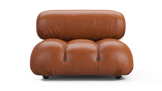 Belia - Belia Module, Armless, Tan Premium Leather