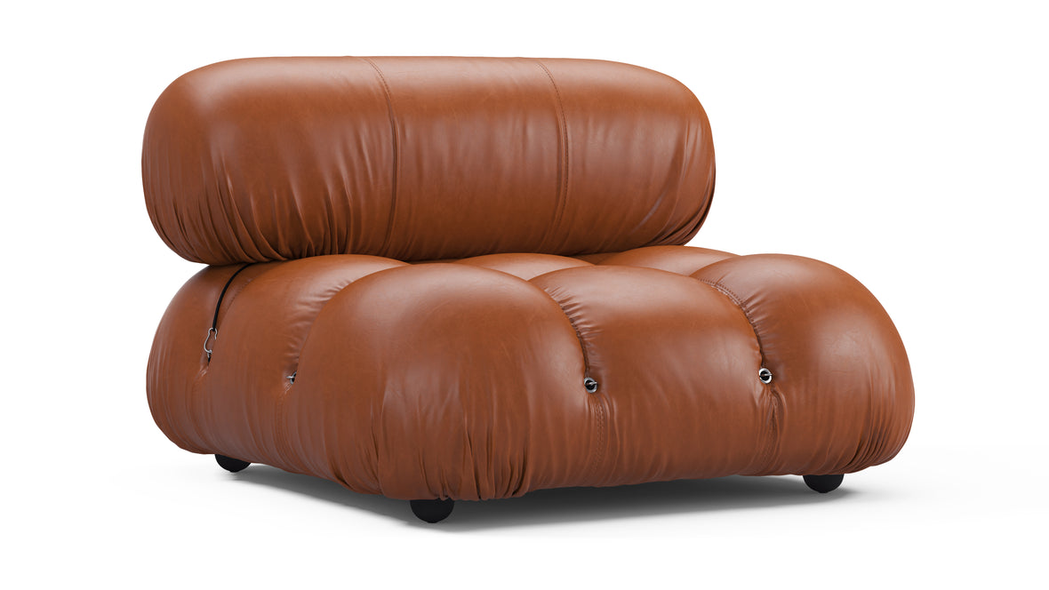 Belia - Belia Module, Armless, Tan Premium Leather