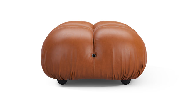 Belia - Belia Ottoman, Tan Premium Leather