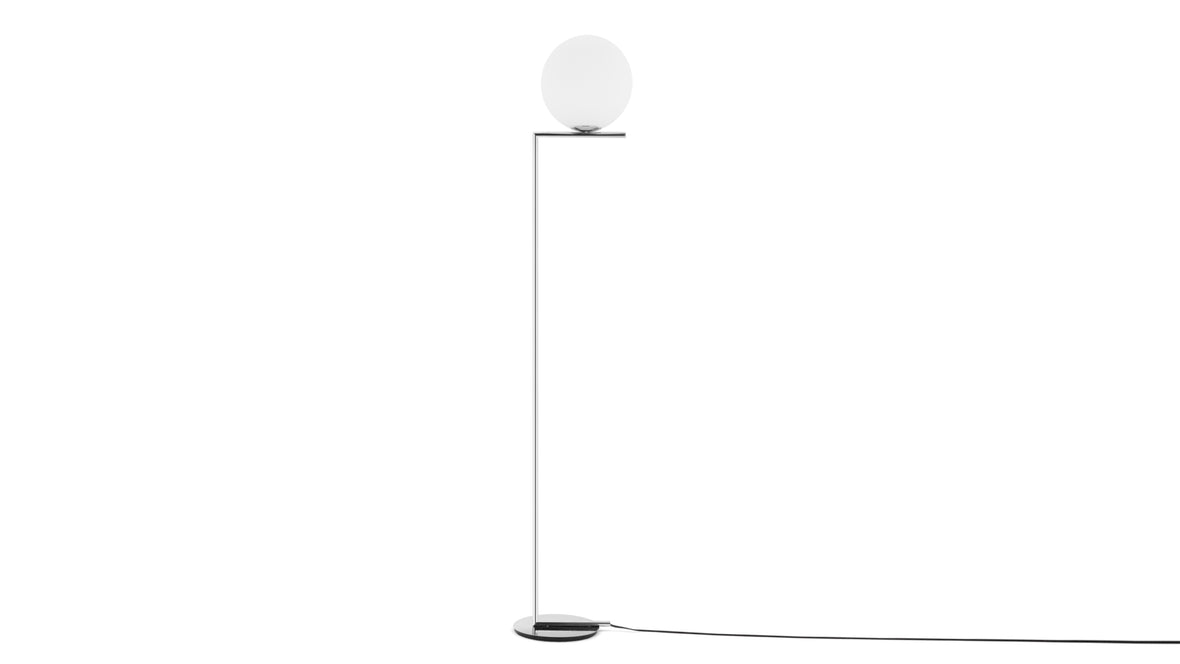 Iris - Iris Floor Lamp 2, Chrome