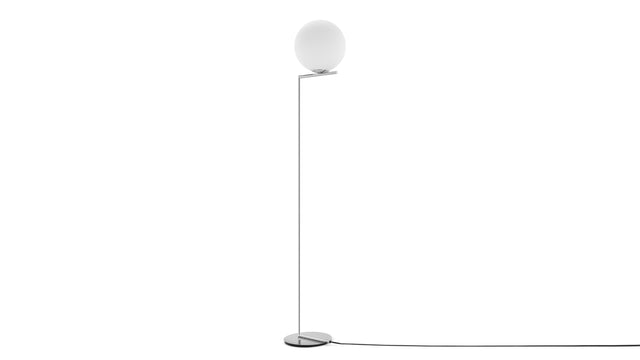 Iris - Iris Floor Lamp 2, Chrome