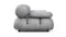 Belia - Belia Two Seater Sofa, Light Gray Velvet