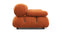 Belia - Belia Two Seater Sofa, Apricot Velvet