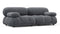 Belia - Belia Two Seater Sofa, Gray Boucle