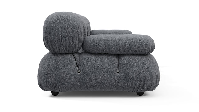 Belia - Belia Three Seater Sofa, Gray Boucle