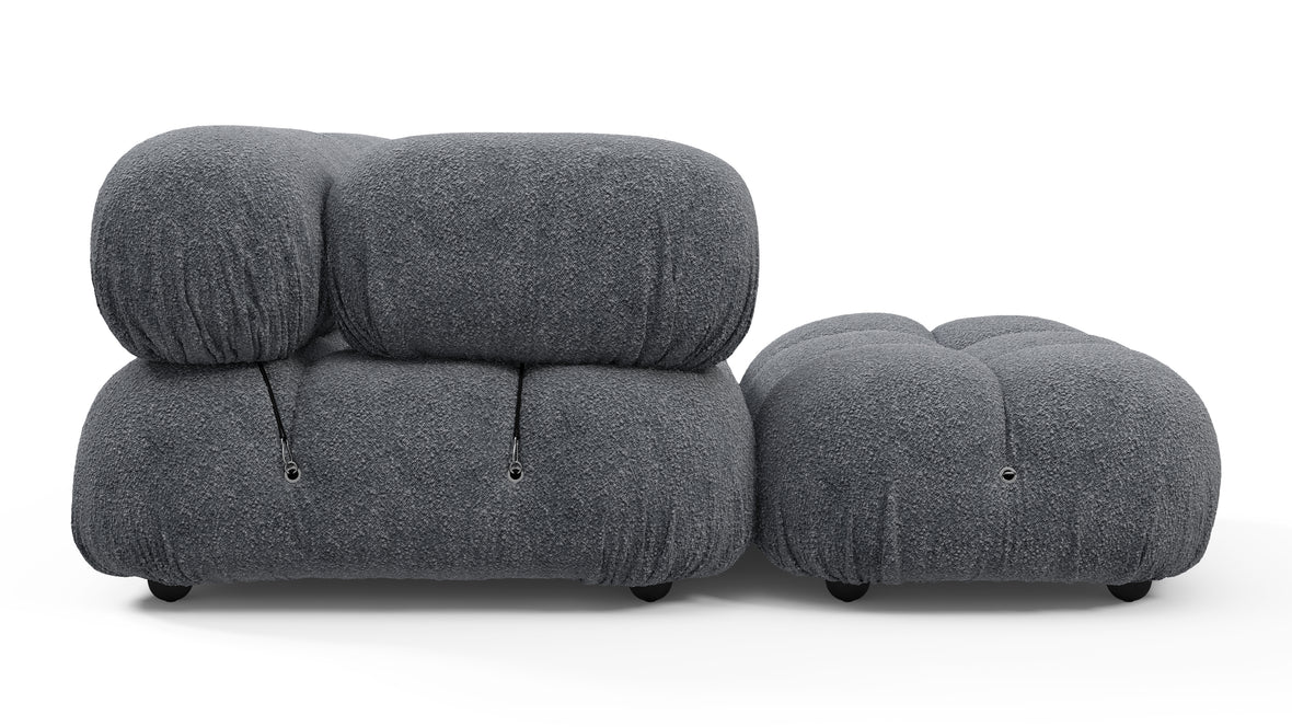 Belia - Belia Sectional, Left Chaise, Gray Boucle