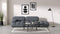 Bellini Sofa - Mario Bellini Open End Sofa, Right, Gray Boucle