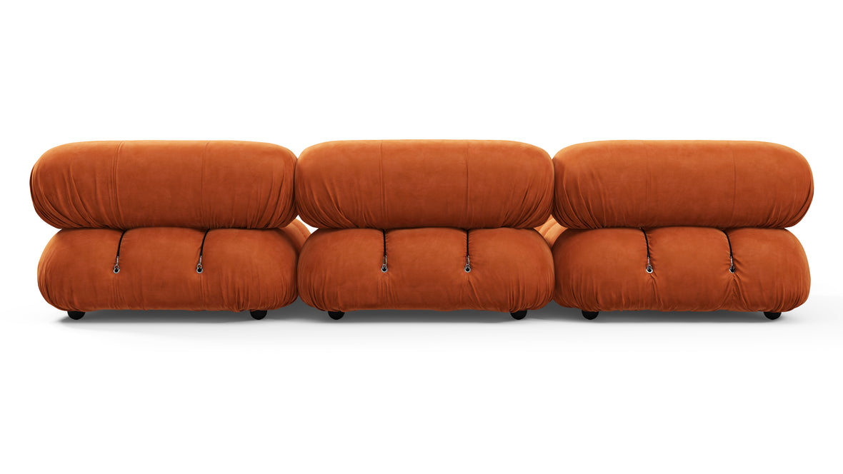 Belia - Belia Sectional, Left Chaise, Apricot Velvet