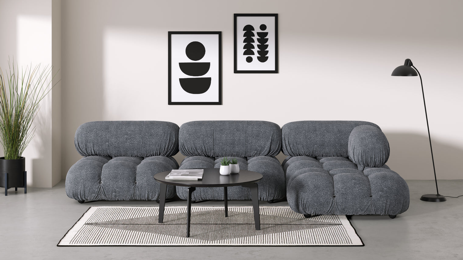 Stylish Sectional|With the Belia’s sectional design, you can create a sofa that suits your space. The soft curves of each carefully crafted cushion create a luxurious and comfortable seat for the ultimate in stylish comfort.
